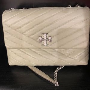 TORY BURCH Kira Chevron Leather Convertible Shoulder Bag